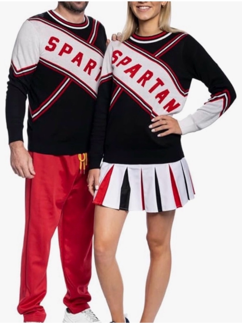 SNL Spartan Cheerleader Halloween Costumes
Male and Female